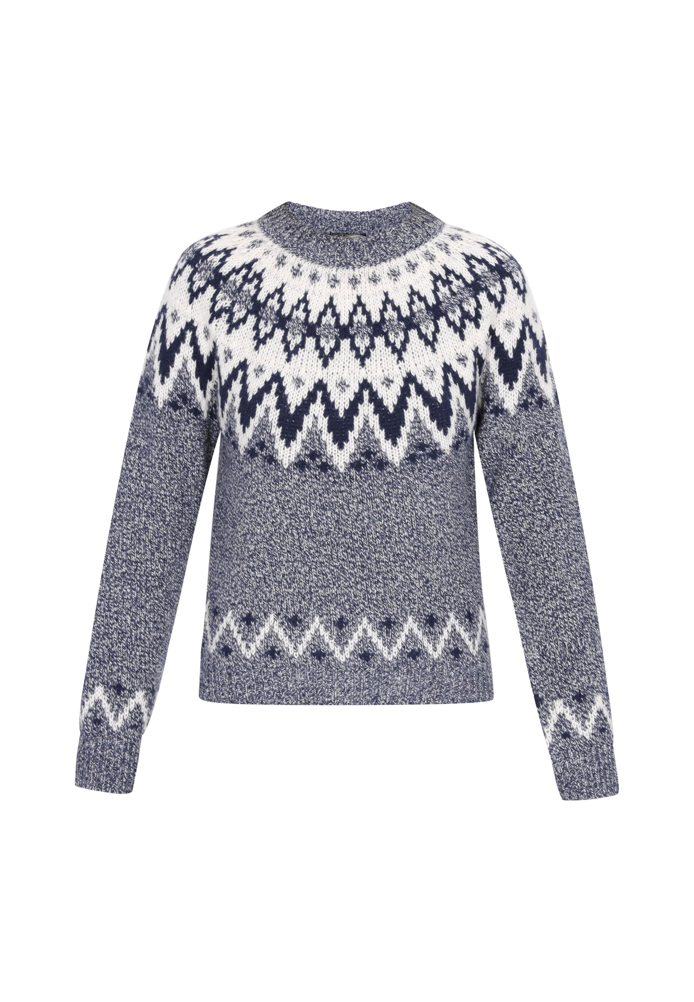 DreiMaster Vintage Svetr 'Vintage' - marine modrá / bílá, Produkt