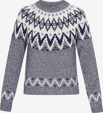 DreiMaster Vintage Svetr 'Vintage' – modrá: přední strana