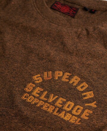 Superdry Shirt 'Copper' in Brown