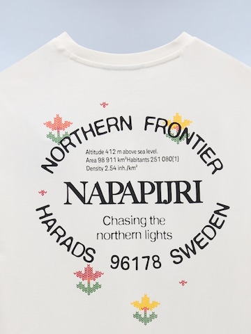 NAPAPIJRI Tričko 'S-Swhol' - Biela
