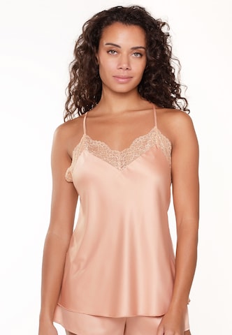 Chemise de nuit LingaDore en beige : devant