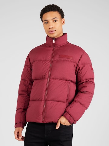 TOMMY HILFIGER Winterjas 'New York' in Rood: voorkant