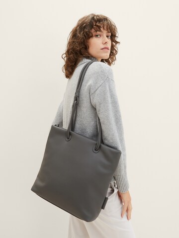 TOM TAILOR Shopper 'Olivia' in Grijs: voorkant