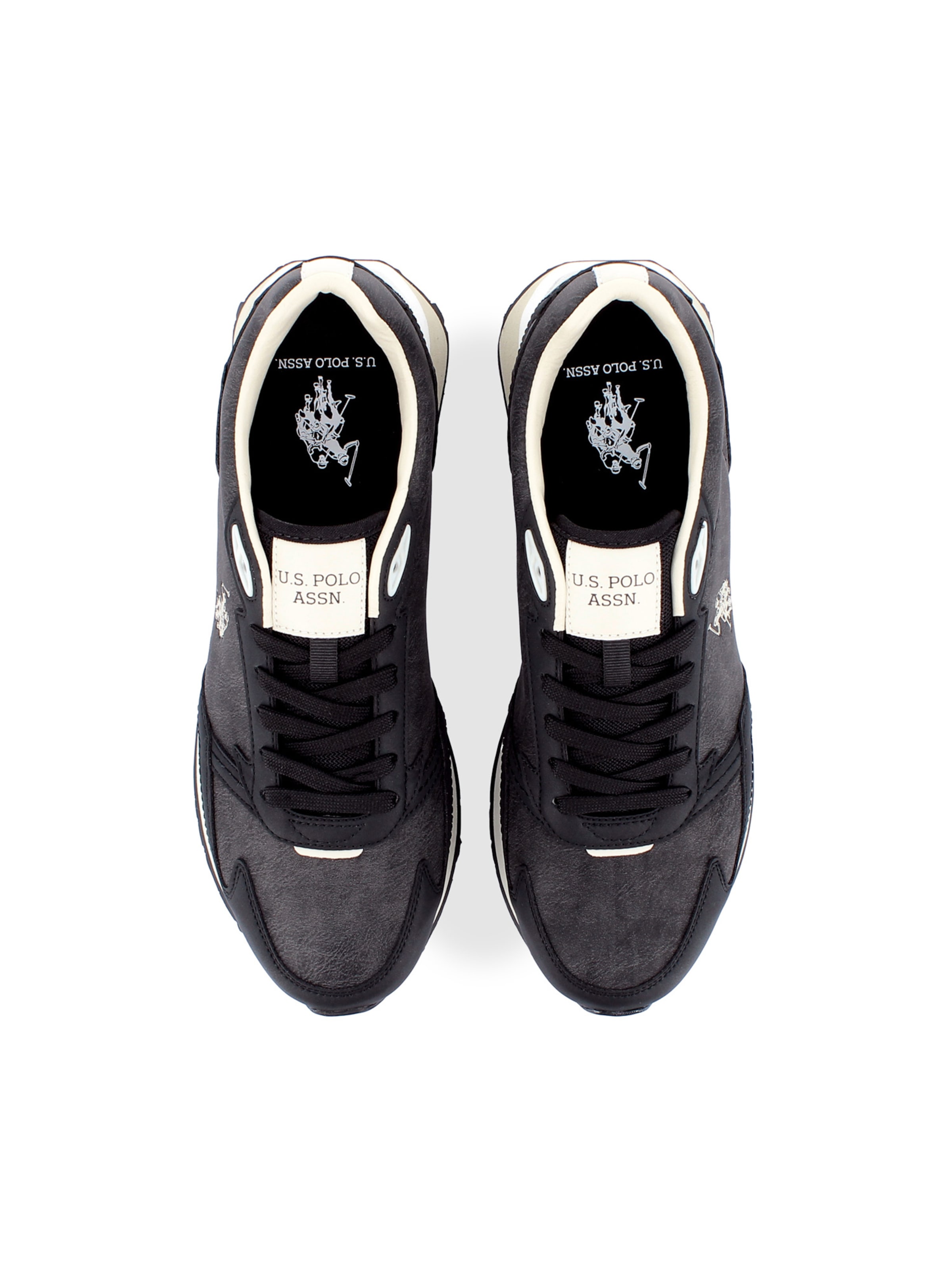 Baskets basses 'April' US POLO ASSN. en noir