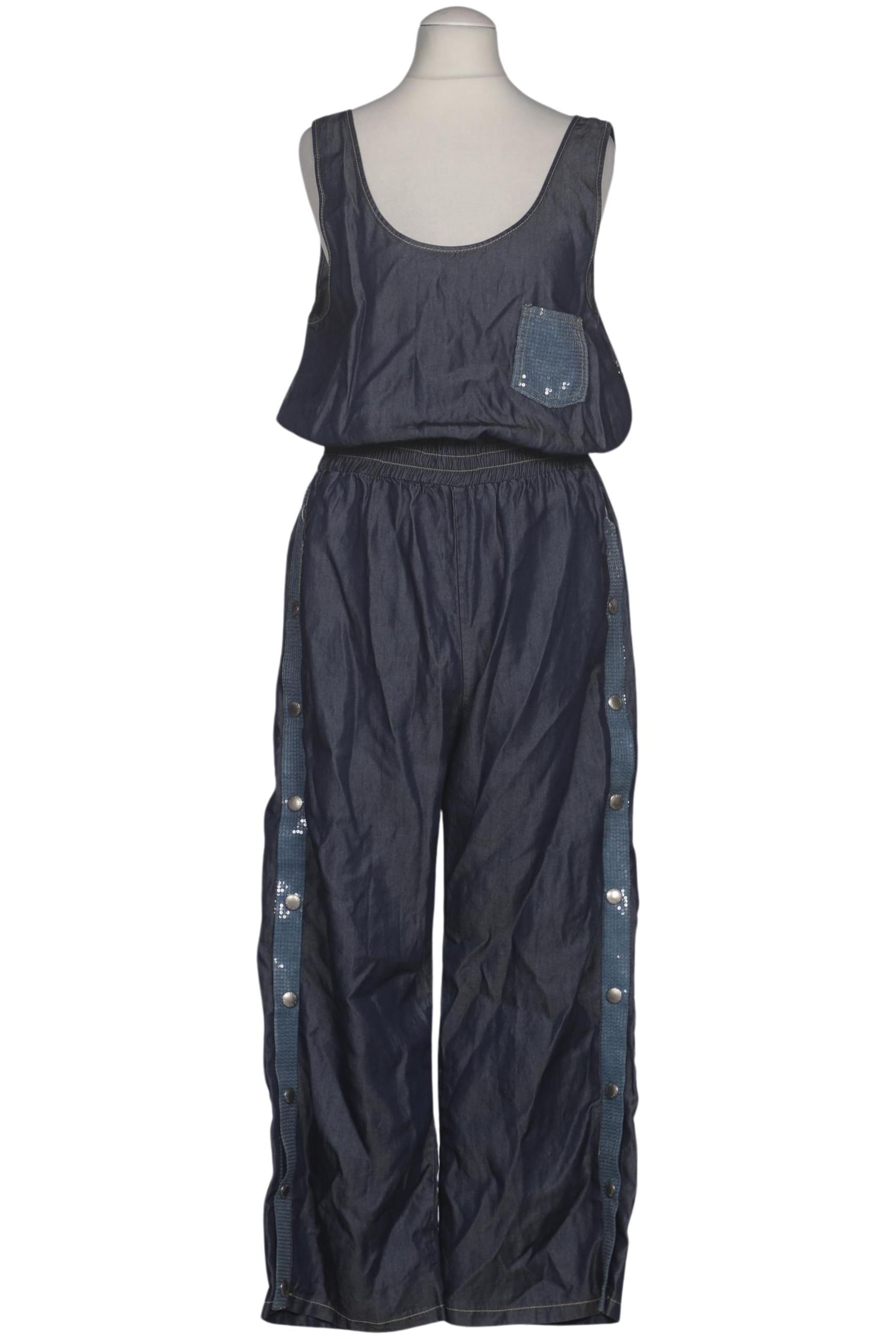 PLEASE Overall oder Jumpsuit S in Blau: Vorderseite