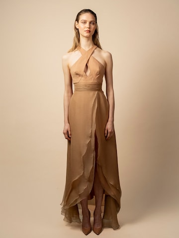 Anse Victorin - Vestido 'Tiara' en beige: frente