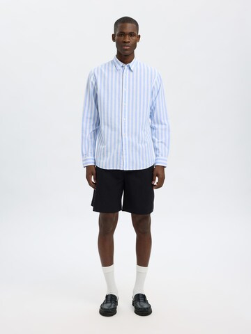Coupe slim Chemise SELECTED HOMME en bleu