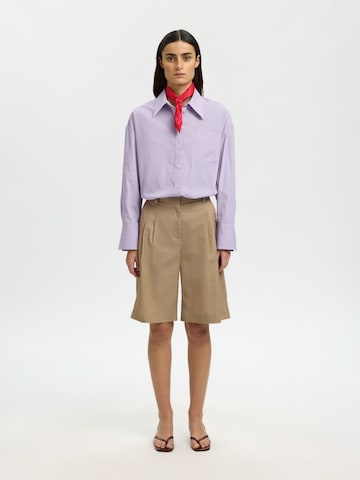 SELECTED Bluse 'SLFHOTEL AMOUR' i pink