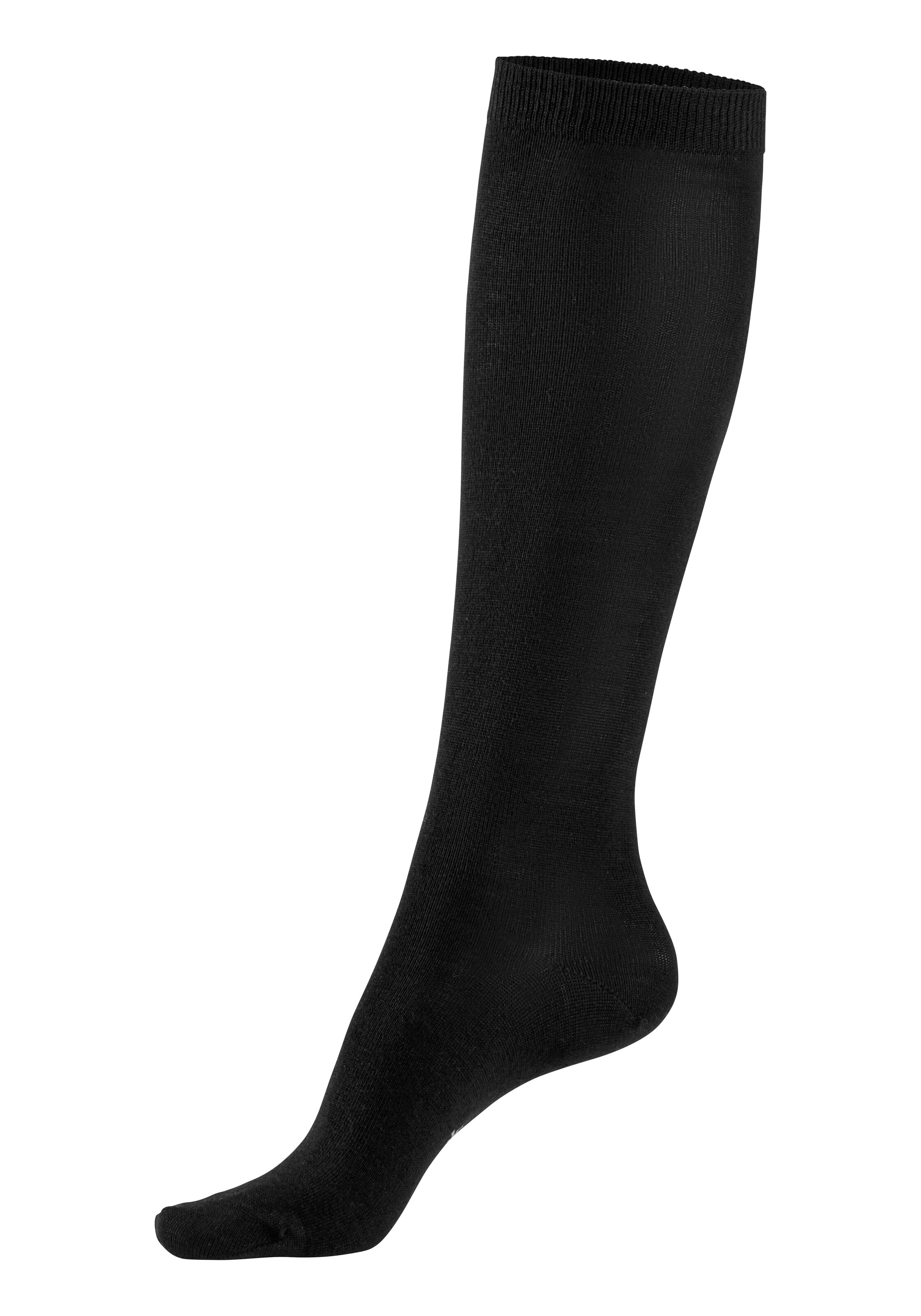 BENCH Knee High Socks in Black