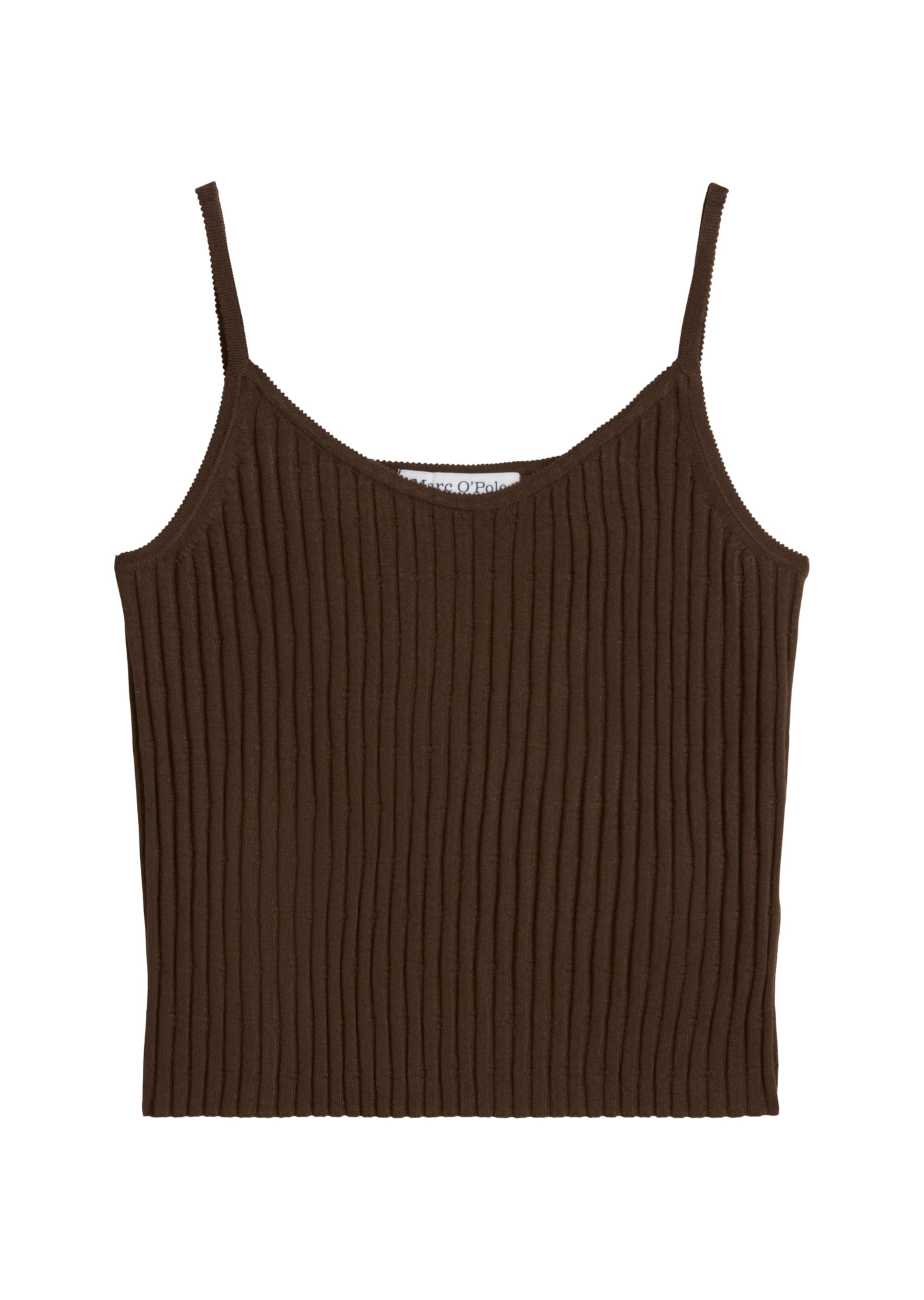 Marc O'Polo DENIM Top in Bruin: voorkant