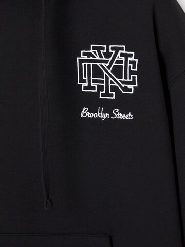 Pull&Bear Sweatshirt in Schwarz