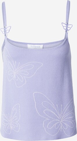 florence by mills exclusive for ABOUT YOU Stick felső 'Sweet Hibiscus' - lila: elől