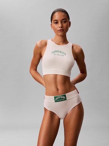 Calvin Klein Bustier BH 'Heritage Classic' in Weiß