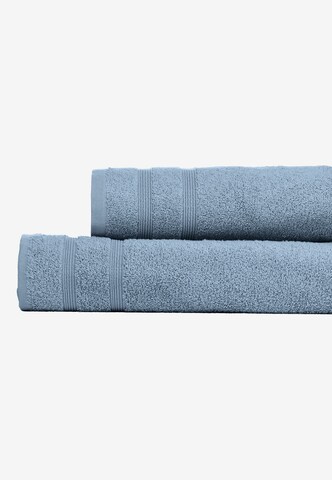 uncover by SCHIESSER Towel 'Brooklyn' in Blue