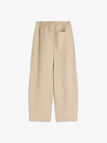 Bershka Loosefit Élére vasalt nadrágok - bézs