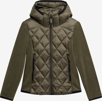 Superdry Tussenjas in Groen: voorkant