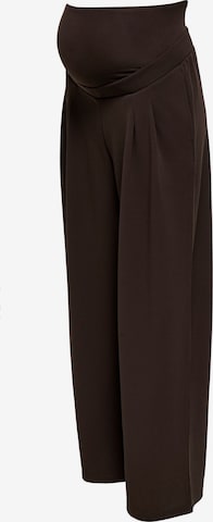 Pantalon à pince 'OLMBang' Only Maternity en marron : devant