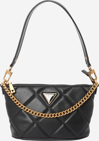 GUESS - Mala de ombro 'Cessily' em preto: frente