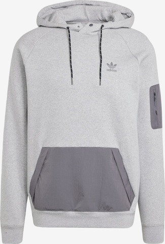 ADIDAS ORIGINALS - Sudadera en gris: frente