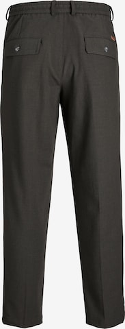 JACK & JONES Regular Pleat-Front Pants 'Bill' in Brown