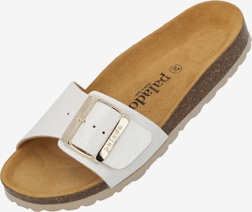 Palado Mules 'Malta EGS Magnolia' in White: front