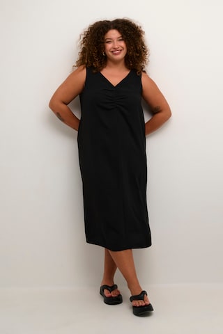 KAFFE CURVE Dress 'Lilja' in Black