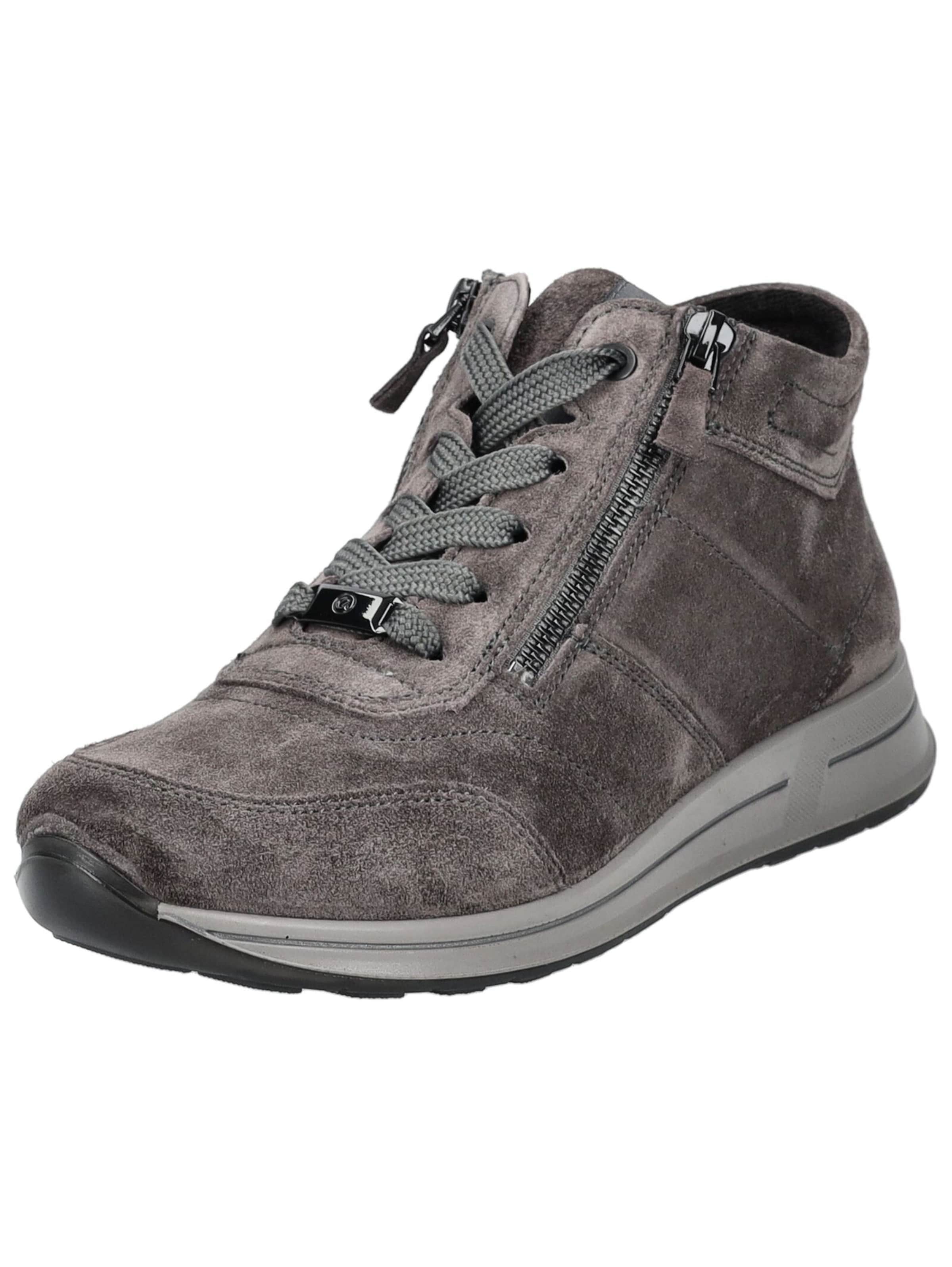 Sneaker alta di ARA in grigio: frontale
