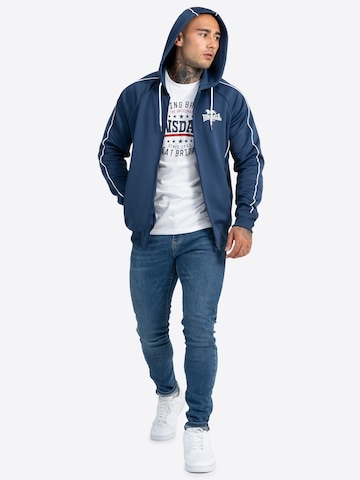 LONSDALE Sweatvest 'Achavanich' in Blauw