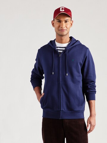 Hackett London Sweatjakke 'CLASSIC' i blå: forside