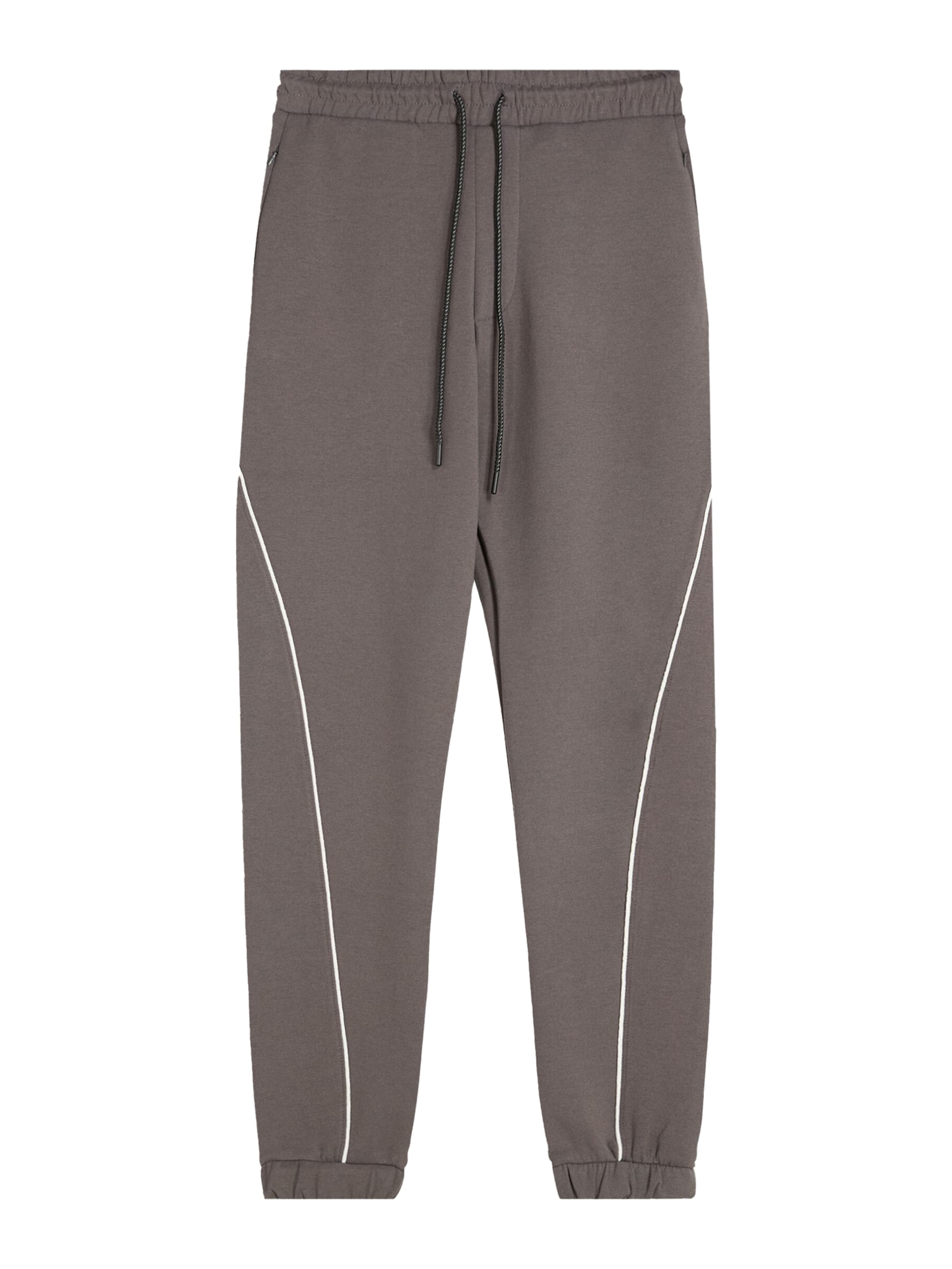 Tapered Pantaloni di Bershka in grigio: frontale