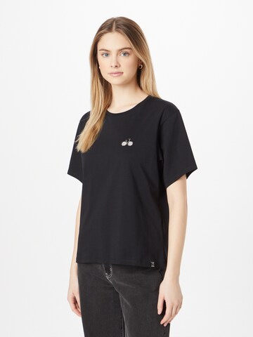 Iriedaily Shirt 'Daisycycle' in Black: front
