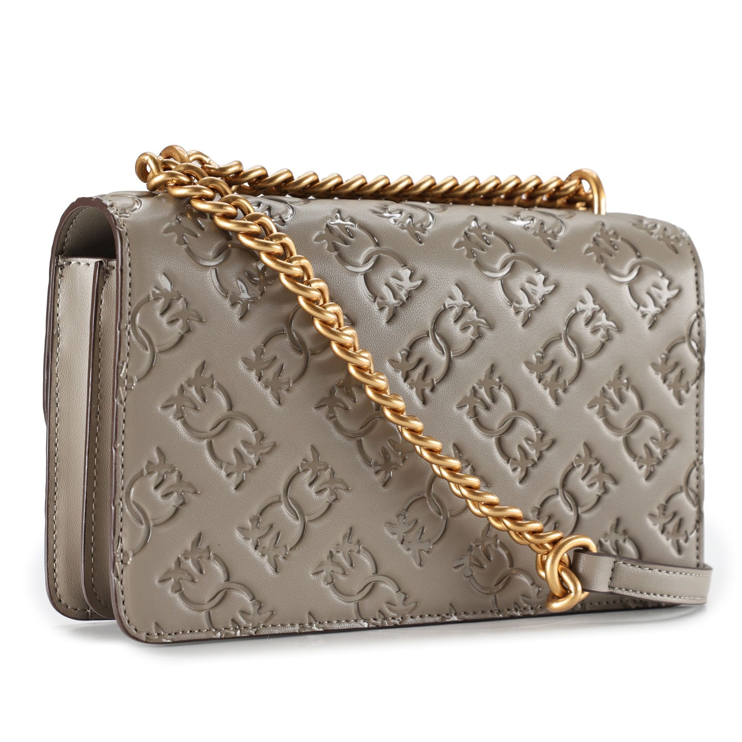 PINKO Crossbody bag 'Love One' in Grey