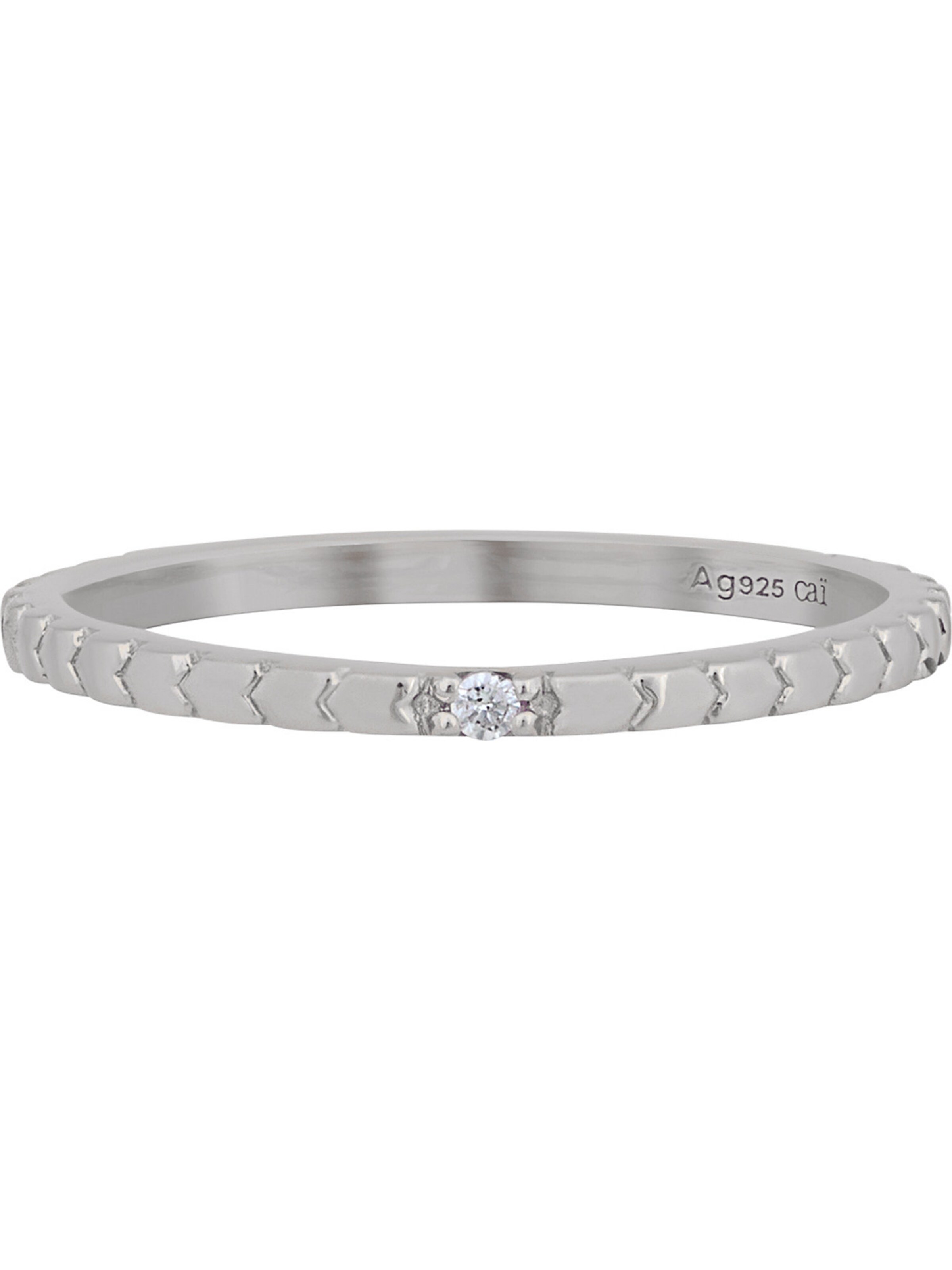 Jacques Lemans Ring in Silber: Vorderseite