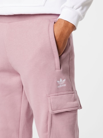 Tapered Pantaloni cu buzunare de la ADIDAS ORIGINALS pe mov