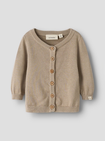 Lil'Atelier Strickjacke in Beige