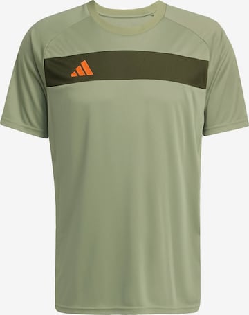 T-Shirt fonctionnel 'Tiro 25 Essentials' ADIDAS PERFORMANCE en vert : devant