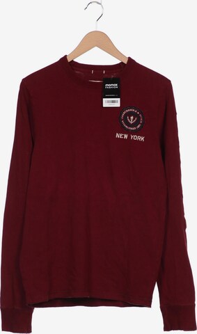 Abercrombie & Fitch Sweatshirt & Zip-Up Hoodie in L in Red: front
