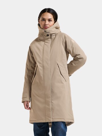 Didriksons Wintermantel 'LUNA' in Beige: voorkant