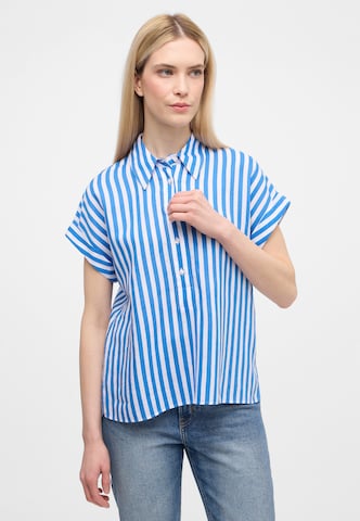 ETERNA Blouse in Blauw: voorkant
