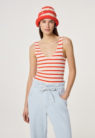 Fabienne Chapot Top in Beige: voorkant