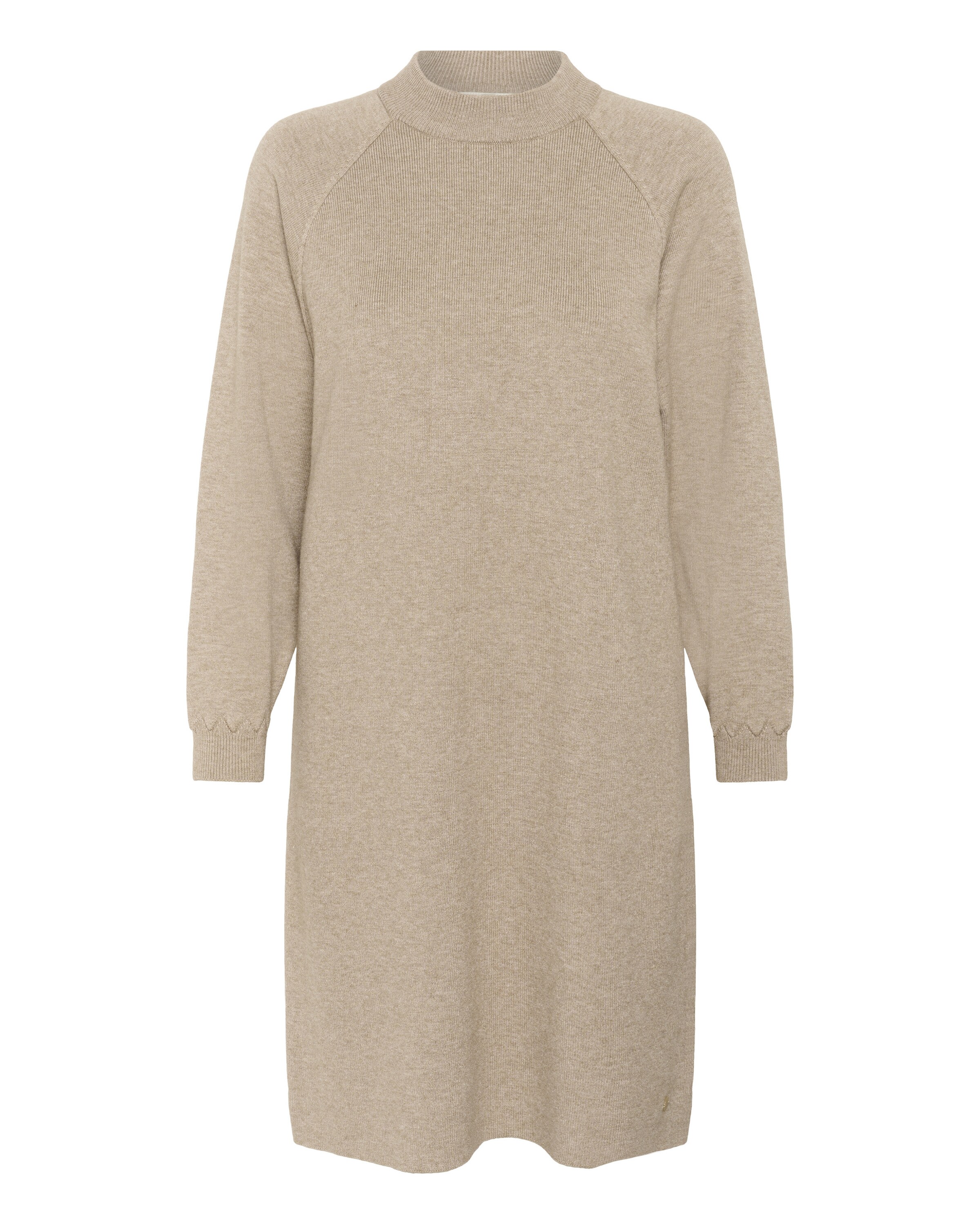 Cream Strikkjole 'CRDela ' i beige: forside