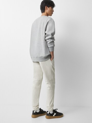 Pull&Bear Tapered Hose in Grau