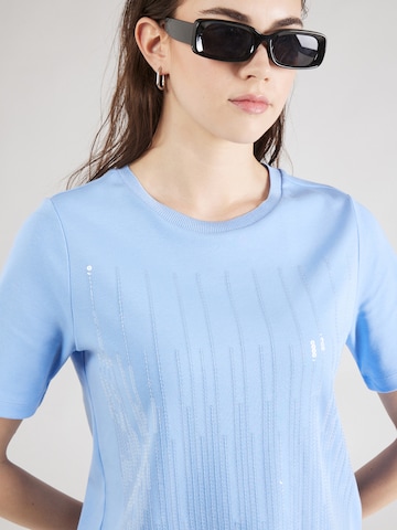 s.Oliver BLACK LABEL - Camiseta en azul