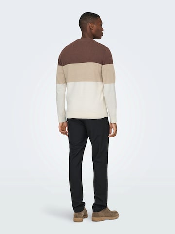 Only & Sons Свитер 'ONSREX' в Белый