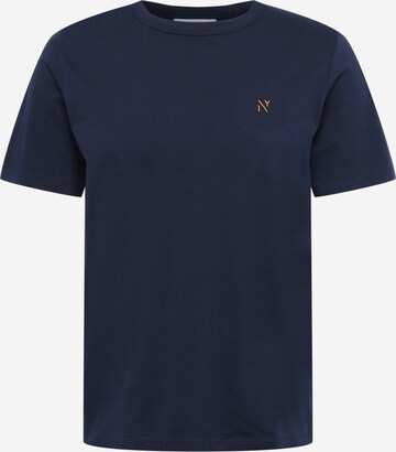 T-Shirt NOWADAYS en bleu : devant