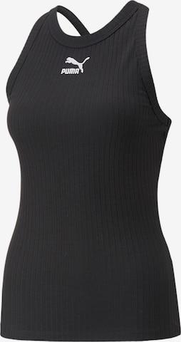 PUMA Top in Black: front