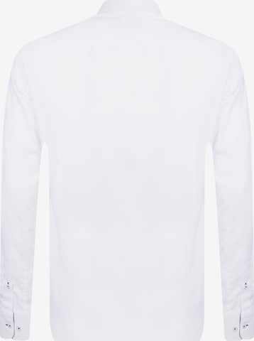 DENIM CULTURE Regular fit Button Up Shirt 'Jaxon' in White