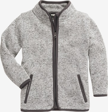 Veste en polaire PLAYSHOES en gris : devant