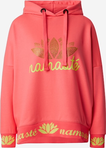 miss goodlifeSweater majica 'Namaste' - roza boja: prednji dio