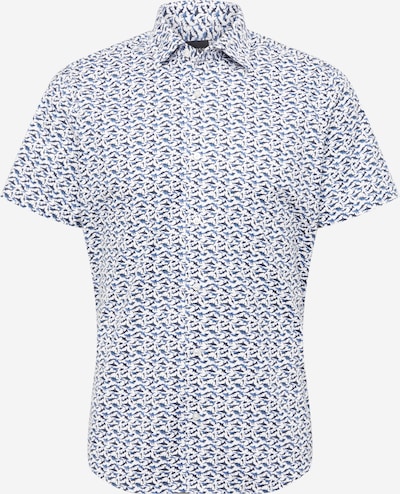 BOSS Casual Košulja 'Rash' u morsko plava / sivkasto plava / bijela, Pregled proizvoda